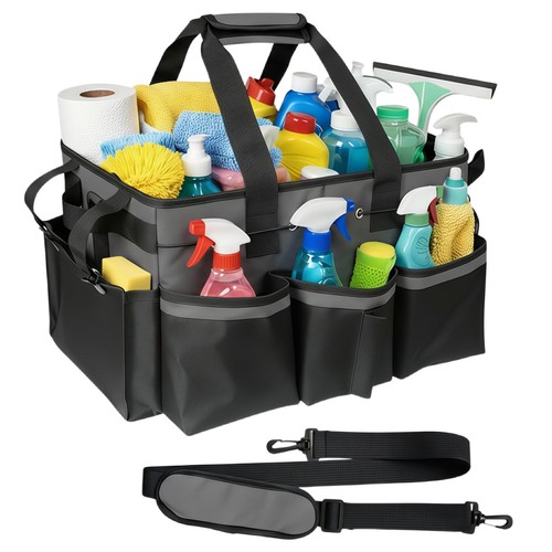 Large cleaning caddy bag with - bag,
